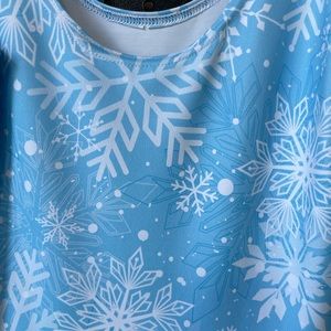 Blackmilk Snowflake Skater Dress small